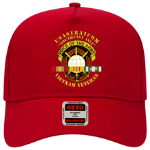 Load image into Gallery viewer, Baseball Cap - USASTRATCOM w SVC Ribbons -SE Asia