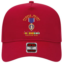 Load image into Gallery viewer, Baseball Cap - Purple Heart - WIA w VN SVC
