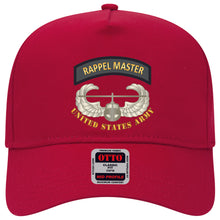 Load image into Gallery viewer, Baseball Cap - Rappel Master Tab w Air Assault Badge - US Army