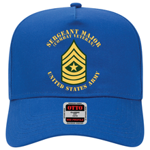 Load image into Gallery viewer, Baseball Cap - Army - Sergeant Major - SGM - Combat Veteran - Flat X 300