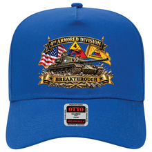 Load image into Gallery viewer, Baseball Cap - 4th Armored Division - M60A1 Tank - Breakthrough Division