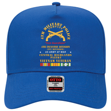 Load image into Gallery viewer, Baseball Cap - Army - 4th Military Police Co, - Iron Guardians - 4th Infantry Div - Vietnam Veteran w VN Service X 300
