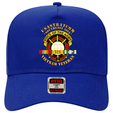Load image into Gallery viewer, Baseball Cap - USASTRATCOM w SVC Ribbons -SE Asia