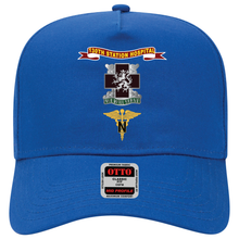 Load image into Gallery viewer, Baseball Cap - Army - 130th Station Hospital - Ribbon - DUI - Army Nurse Branch X 300