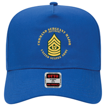 Load image into Gallery viewer, Baseball Cap - Army - Command Sergeant Major - CSM - Retired - Flat X 300