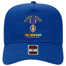 Load image into Gallery viewer, Baseball Cap - Purple Heart - WIA w VN SVC