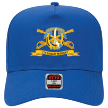 Load image into Gallery viewer, Baseball Cap - 7th Cavalry Regiment w Br - Ribbon