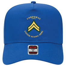 Load image into Gallery viewer, Baseball Cap - Army - Corporal - CPL - Flat X 300