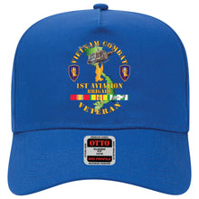 Load image into Gallery viewer, Baseball Cap - Vietnam Combat Cavalry Veteran w 1st Aviation Bde SSI V1