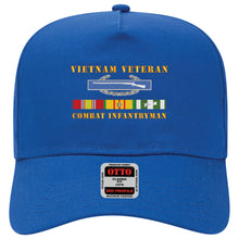 Load image into Gallery viewer, Baseball Cap - Vietnam Veteran - Cbt Infantryman w CIB VN SVC