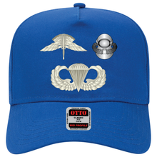 Load image into Gallery viewer, Baseball Cap - Army - Basic Abn Wings, HALO, Basic Scuba - Rev X 300