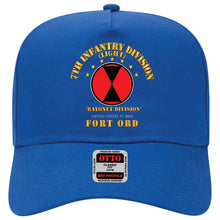 Load image into Gallery viewer, Baseball Cap - 7th Infantry Division - Ft Ord