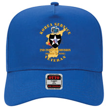Load image into Gallery viewer, Baseball Cap - Korea Service Vet - 2nd Infantry Div - Second to None