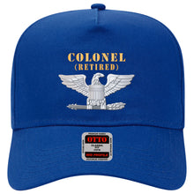 Load image into Gallery viewer, Baseball Cap - Colonel - Retired X 300 - Hat