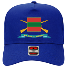Load image into Gallery viewer, Baseball Cap - 4th Infantry Regiment - DUI w Br - Ribbon X 300