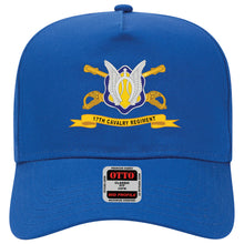 Load image into Gallery viewer, Baseball Cap - 17th Cavalry Regiment w Br - Ribbon
