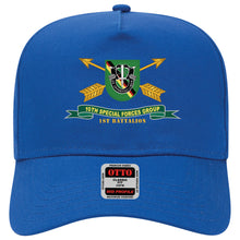 Load image into Gallery viewer, Baseball Cap - 1st Battalion, 10th Special Forces Group - Flash w Br - Ribbon X 300
