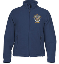 Load image into Gallery viewer, Men's Full-Zip Fleece Jacket - Embroidered Joint Chiefs of Staff Service Badge Logo