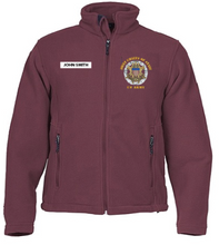 Load image into Gallery viewer, Men's Full-Zip Fleece Jacket - Embroidered Joint Chiefs of Staff Service Badge Logo w Nametape