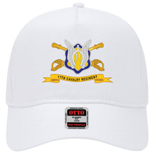 Load image into Gallery viewer, Baseball Cap - 17th Cavalry Regiment w Br - Ribbon