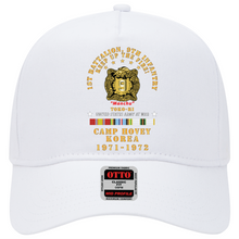 Load image into Gallery viewer, Baseball Cap - Army - 1st Battalion, 9th Infantry - Manchus - Keep Up the Fire - Camp Hovey Korea - Toko-ri w AFEM - COLD SVC X 300