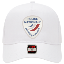 Load image into Gallery viewer, Baseball Cap - Police Nationale France Police Patch Blanc