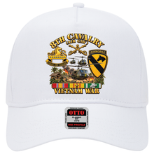 Load image into Gallery viewer, Baseball Cap - Army - 8th Cavalry (Air Cav) - 1st Cav Division w VN SVC - 3D Enhanced X 300