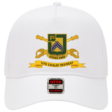 Load image into Gallery viewer, Baseball Cap - 16th Cavalry Regiment w Br - Ribbon