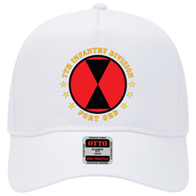 Load image into Gallery viewer, Baseball Cap - Army - 7th Infantry Division - Fort Ord wo BkGrd