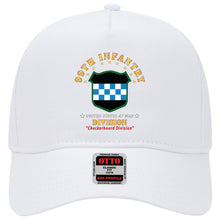 Load image into Gallery viewer, Baseball Cap - 99th Infantry Division - Checkerboard Division X 300