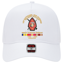 Load image into Gallery viewer, Baseball Cap - USMC - 1st Bn, 8th Marines - Beirut barracks bombing w SVC - 1982-1983 X 300