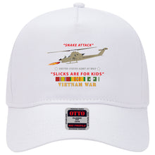 Load image into Gallery viewer, Baseball Cap - AH-1 Cobra - Snake Attack - Slicks are for Kids w VN SVC