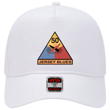 Load image into Gallery viewer, Baseball Cap - 50th Armored Division - Jersey Blues wo Txt X 300