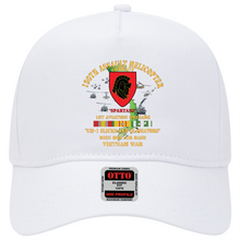 Load image into Gallery viewer, Baseball Cap - Army - 190th Assault Helicopter Company - SSI - Red- Gladiators - Bien Hoa Air Base, w VN SVC X 300