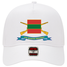 Load image into Gallery viewer, Baseball Cap - 4th Infantry Regiment - DUI w Br - Ribbon X 300