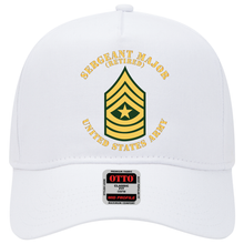 Load image into Gallery viewer, Baseball Cap - Army - Sergeant Major - SGM - Retired - Flat X 300