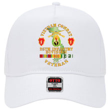 Load image into Gallery viewer, Baseball Cap - Vietnam Combat Infantry Veteran w 25th Infantry Division - DUI w VN SVC