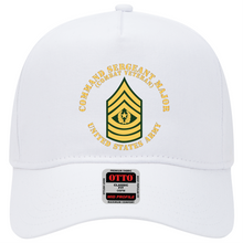 Load image into Gallery viewer, Baseball Cap - Army - Command Sergeant Major - CSM - Combat Veteran - Flat X 300