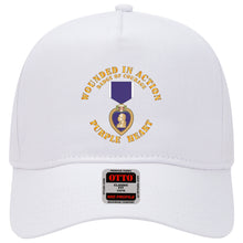 Load image into Gallery viewer, Baseball Cap - Wounded in Action - Purple Heart - Badge of Courage X 300