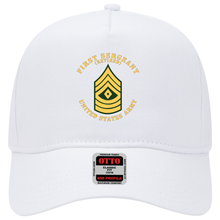 Load image into Gallery viewer, Baseball Cap - Army - First Sergeant - 1SG - Retired - Flat X 300