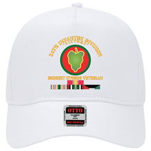 Load image into Gallery viewer, Baseball Cap - 24th Infantry Division - Desert Storm Veteran X 300