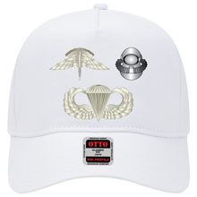 Load image into Gallery viewer, Baseball Cap - Army - Basic Abn Wings, HALO, Basic Scuba - Rev X 300