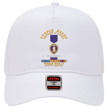 Load image into Gallery viewer, Baseball Cap - Purple Heart - WIA w WWII SVC w Purple Heart - Pacific