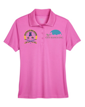 Load image into Gallery viewer, WOMENS Performance Polo Shirt - Buffalo Soldiers - City Ranch - Front Chest