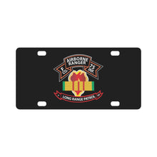 Load image into Gallery viewer, SSI - Vietnam - F Co 75th Ranger - 25th Infantry Division - VN Ribbon - LRSD X 300 Classic License Plate