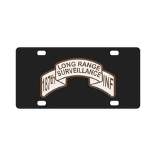 Load image into Gallery viewer, Scroll - 187th LRS Infantry Desert Classic License Plate