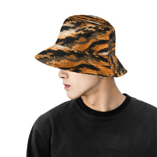 Load image into Gallery viewer, Men's All Over Print Bucket Hat - tiger-fur camouflage