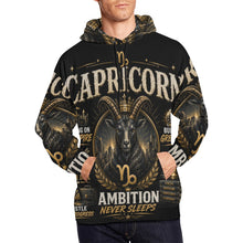 Load image into Gallery viewer, Capricorn - ambition and empire Men's All Over Print Hoodie (USA Size)
