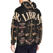 Load image into Gallery viewer, Libra - balance and cosmic elegance Men's All Over Print Hoodie (USA Size)
