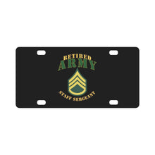 Load image into Gallery viewer, Army - ARMY - SSG - Retired Classic License Plate